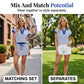 👗 BEGRÄNSAD TID: 50% RABATT! 💥 ✨ Randig casual kjolset för damer – Snyggt tvådelat set, andningsbart & med justerbart dragsko ✨