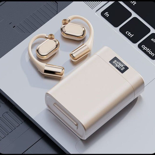 ⏳🔥LIMITED-TIME 50% OFF! ⏰Open-Ear Wireless Earphones – Comfort Fit, Bluetooth 5.4 & LED Flashlight Case 🔦