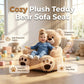 🔥 50% RABATT på utvalda produkter🎉Plysch barnstol i nallebjörnsdesign 🧸 Mjuk, gullig & perfekt för sagostunden – en egen liten tron ✨