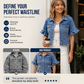 🧥 60% RABATT NU! 🌾 Damernas Sommar Jeansjacka med Volangärmar – Lätt, Snygg & Andningsbar 🦋