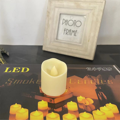 ⏳Begränsad tid – 60% rabatt⏰Varmt Flimrande Flamlösa LED-Ljus🎁Stor rea! Köp nu och spara mycket pengar