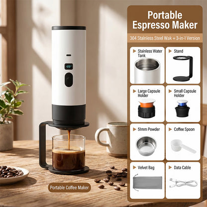 🔥50% RABATT på utvalda produkter🎉Bärbar Espressomaskin för Resor