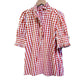 👚 LIMITED-TIME 50% OFF! 💥 Women's Plaid Ruffle Collar Puff Sleeve Top – Gingham, Breathable, Romantic Charm ✨