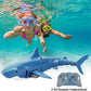 🦈 50% RABATT NU! 🥳 2.4G Fjärrstyrd Haj – Såld 50 000+ gånger! – Smidig simning, uppladdningsbar & hållbar – perfekt för pool eller badkar – kul vattenaction 🌊