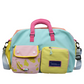 🎒 50% RABATT! 🏆 Casual färgblock weekendbag – Rymlig & slitstark – Perfekt för gym, resor eller helgäventyr – lätt att bära med handtag 🧳