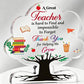 Premium Acrylic Plaque for Teacher Appreciation