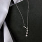💎Exklusiva smycken💎Damhalsband med kaskaderande stjärnor 🌟 Kaskaderande stjärndesign, draperas vackert, inget lås behövs 💫