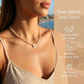 💎 55% RABATT! ✨ Romantiskt initialhalsband med pärlor – Pärlemorbokstäver & zirkonpärlor – Justerbart, personligt & perfekt som en meningsfull present eller vardagsaccessoar 💝