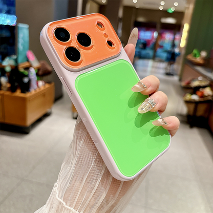 🎁Massiva rabatter! Handla nu och spara!🎉Livfull kontrastfärgad dopamin-akrylfodral till iPhone