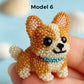 📢📢50% OFF !! ⏰Dog Bead Embroidery Kit – DIY Sequins & Pearl Craft Set🐶🪡