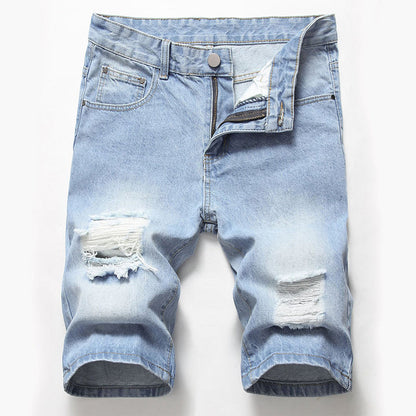 🔥NU 50 % RABATT!🔥 Vintage Destroyed Denim-Shorts