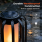 📢📢40% OFF !! ⏰ Solar Flickering Flame Lantern – Waterproof & auto-on – Realistic warm glow, perfect for patios, gardens or pathways – no wiring needed 🌙