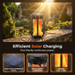 📢📢40% OFF !! ⏰ Solar Flickering Flame Lantern – Waterproof & auto-on – Realistic warm glow, perfect for patios, gardens or pathways – no wiring needed 🌙