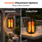 📢📢40% OFF !! ⏰ Solar Flickering Flame Lantern – Waterproof & auto-on – Realistic warm glow, perfect for patios, gardens or pathways – no wiring needed 🌙