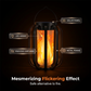 📢📢40% OFF !! ⏰ Solar Flickering Flame Lantern – Waterproof & auto-on – Realistic warm glow, perfect for patios, gardens or pathways – no wiring needed 🌙
