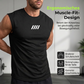 💪 Herr ärmlös mesh-träningsväst – andningsbar, fukttransporterande & perfekt för gym, löpning & utomhusträning 🌬️