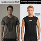 💪 Herr ärmlös mesh-träningsväst – andningsbar, fukttransporterande & perfekt för gym, löpning & utomhusträning 🌬️