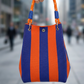 👜✨ 50% RABATT NU! Stickad hinkväska – eleganta ränder, rymlig & perfekt för semestern 🌊👒