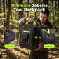 Heavy-Duty Multi-Compartment Tool Bag Backpack