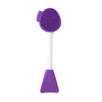 ✨ Köp 1 få 1 GRATIS🎁🧼2-i-1 Silikonborste för ansiktsmask & rengöring✨