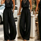 ✨🔥 Dam Elegant Ryggfri Halsringad Jumpsuit