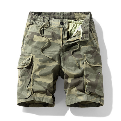 🩳 50% RABATT NU! 💪 Herr stretch-cargoshorts – Lös passform & mjukt tyg – Perfekt för aktiva dagar & utomhusäventyr – bekväm & slitstark 🌿✨
