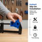 🔥 Köp allt och spara mer🎁Hörntvängadapter för Quick-Grip Stångtvingar