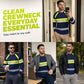 👕 TIDSBEGRÄNSAT 50% RABATT! ✨ Crewneck Färgblock Långärmad T-shirt – Hög Kontrast, Andningsbar, Atletisk Passform 🔥