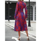 👗 LIMITED-TIME 50% OFF! ✨ Multi-Color Printed Shirt Dress – Waist Belt, Slit Hem, All-Day Comfort 🌸