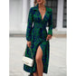 👗 LIMITED-TIME 50% OFF! ✨ Multi-Color Printed Shirt Dress – Waist Belt, Slit Hem, All-Day Comfort 🌸