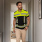 👕 50% RABATT NU! 🚧 Reflekterande Kortärmad Skjorta för Män – Hög Synlighet & Andningsbar – Perfekt för Bygg, Utomhusarbete & Kvällspromenader 🌟