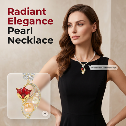 💎Exklusivt smycke💎 Elegant konstpärlhalsband för damer