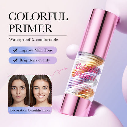 ⏳Time-Limited Special⏰Blur Pores & Redness Instantly! 3-in-1 Color-Correcting Primer