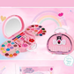 💖👛Kids Washable Makeup Toy Set with Portable Pink Handbag