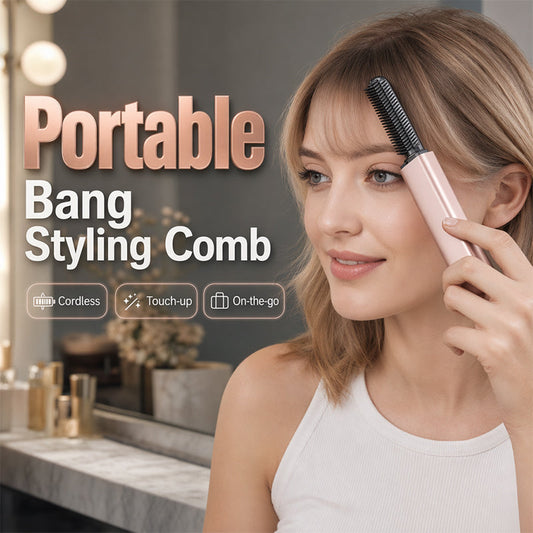 ⏳🔥LIMITED-TIME 50% OFF! ⏰✨ Portable Wireless Mini Hair Styler – Tame Flyaways & Frizz in Seconds – Perfect for Bang Touch-Ups On the Go! 💇‍♀️