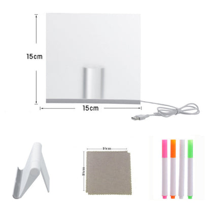 Kids DIY Illuminated Erasable Drawing Board Set