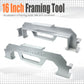 ⏳Time-Limited Special⏰ Framing stud layout? Nail it every time — no more measuring twice and still getting it wrong. This aluminum alloy tool locks in 16-inch centers, keeps everything square, and speeds up the whole job. 🔧