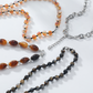 ⏳🔥LIMITED-TIME 50% OFF! ⏰Retro Multi-Layer Beaded Necklace – Stacked Look, Earth Tones & Metallic Accents – Adjustable Lobster Clasp ✨