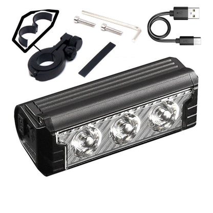 ⏳🔥LIMITED-TIME 50% OFF! ⏰High-Lumen USB Rechargeable Bicycle Light