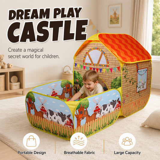 ⏳🔥LIMITED-TIME 50% OFF! ⏰🏰 Every kid needs a corner that's all theirs — this playhouse tent sets up in minutes, fits anywhere, and sparks hours of imaginative play. Machine washable, easy to store. ✨