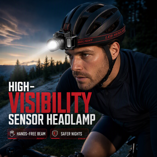 ⏳🔥LIMITED-TIME 50% OFF! ⏰Rechargeable LED Headlamp with Motion Sensor