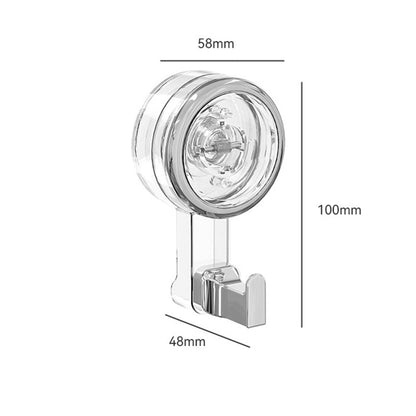 Drill-Free Vacuum Suction Cup Hooks Heavy Duty Wall Hangers for Kitchen Bathroom