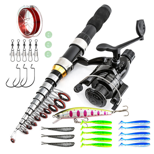⏳Time-Limited Special⏰Complete Travel Fishing Gear Set & Carrying Bag