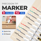 ✨NOW JUST £0.9 Each🔥Precision Tip Quick-Dry Oil-Based Marker Pen