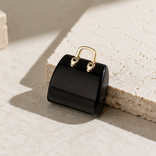 ⏳Time-Limited Special⏰Miniature Elegant Stone Handbag Ornament