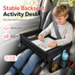 🚗 50% OFF NOW! 🎨 Kids Car Seat Travel Tray – Drawing Board & Storage Organizer – Stable Desk for Long Drives ✏️
