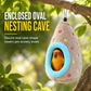 🐦 50% OFF! ✨ Hanging Cotton Bird Nest Hammock – Double-Layer Fleece Warmth, Enclosed Oval Nesting Cave & Durable Metal Hook – Cozy Winter Hideout for Small Birds 🥚