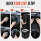 ⏳Time-Limited Special⏰Portable Quick Opening Car Rear Shower Tent | Outdoor Camping Single Person Changing Room and Privacy Toilet Tent🚗⛺🚿
