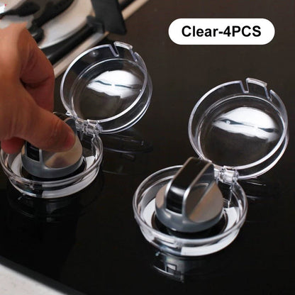 🔒 Gas Stove Knob Covers | 4/8PCS Safety Guard