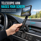 Car CD Slot and Air Vent Adjustable Gravity Phone Mount Holder Bracket Accessory